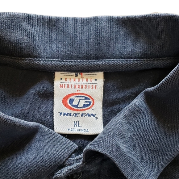 Minnesota Twins Polo Retro MLB Shirt Navy Blue Collared Baseball Tee True Fan XL - Picture 6 of 6